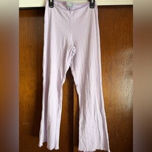 SKY AND SPARROW Womens Pointelle Pants